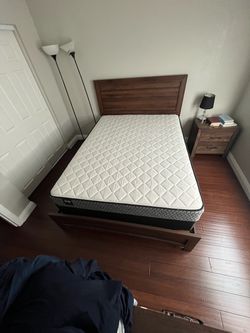 Queen Size Bed and Mattress
