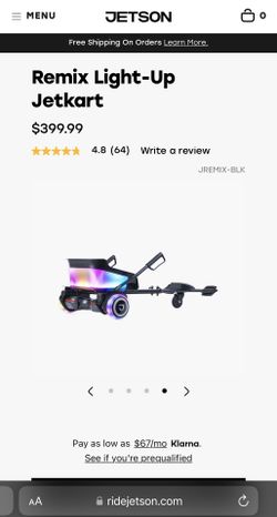 Jetson Jet kart+ Hoverboard Light Up Combo 
