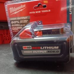 Milwaukee New 6ah Battery 18M