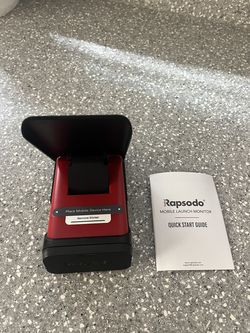 Rapsodo launch monitor and golf net. Only used once. Asking $200 firm.