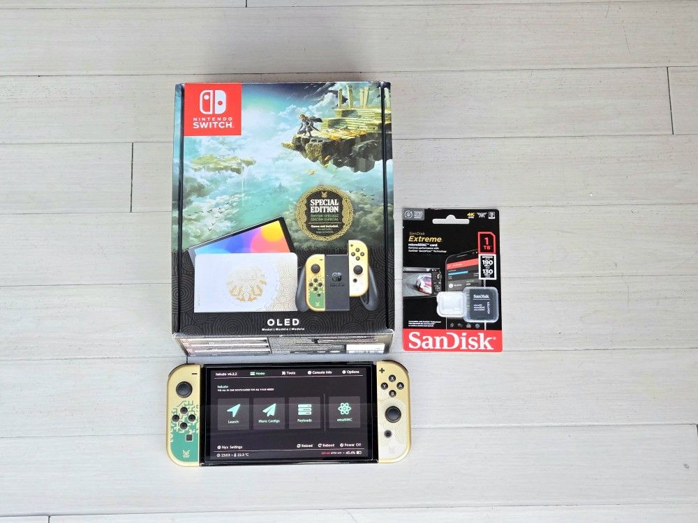 NINTENDO SWITCH OLED MOD WITH 300 GAMES AND 25000 RETROS