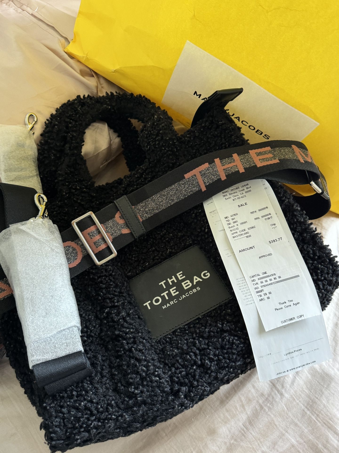 Marc Jacobs Teddy Tote Bag *Price Reduction*