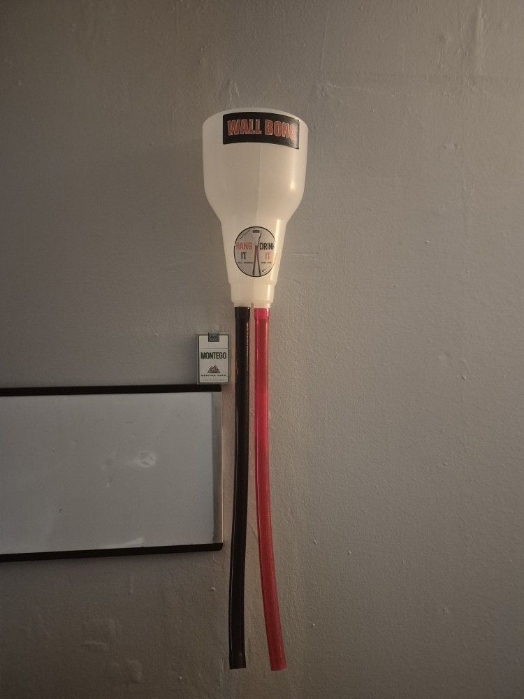 Wall Mounted Beer Bong