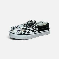 Vans x Karl Jacobs Checkerboard Clocks Slip-On Sneakers 6.5W