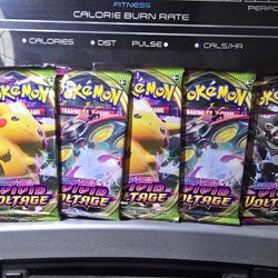Vivid Voltage Booster Packs 5 Total Sealed