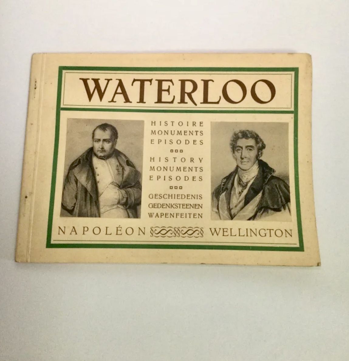 Rare Vintage Waterloo Napoleon and Wellington Booklet