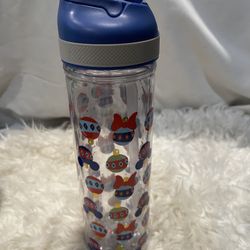 Disney Holiday Time Blue Ornaments Glitter Bottle