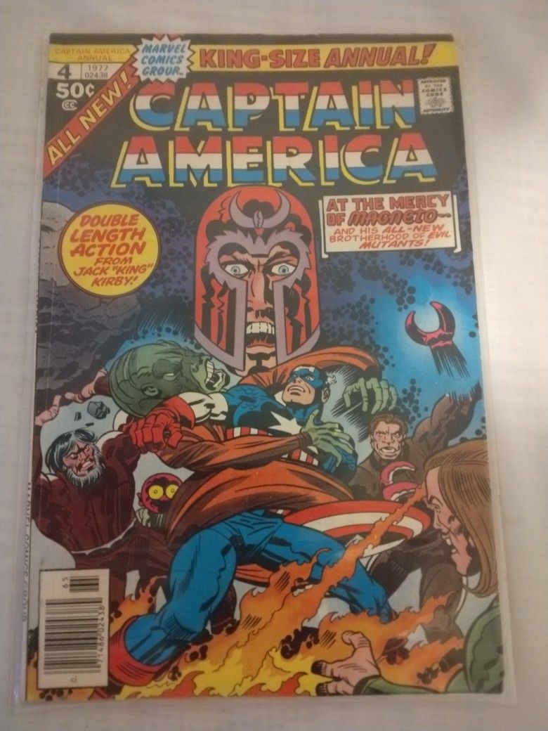 Captain America 70s Marvel Comic Kirby