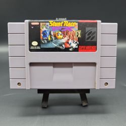 Super Nintendo Stunt Race FX ( Tested & Working  ) Original 