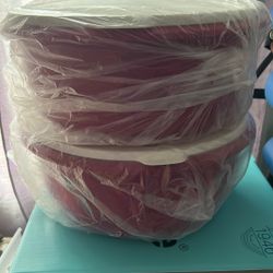 Large Tupperware bowls with lid