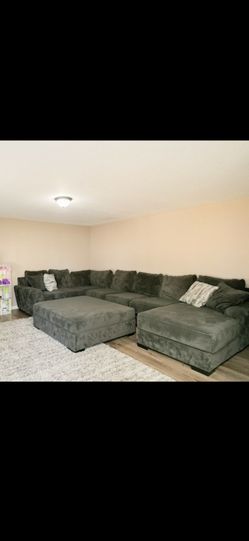 Sectional With Large Ottoman