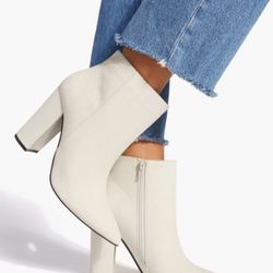 Minda Block Heel Booties Sz 9.5