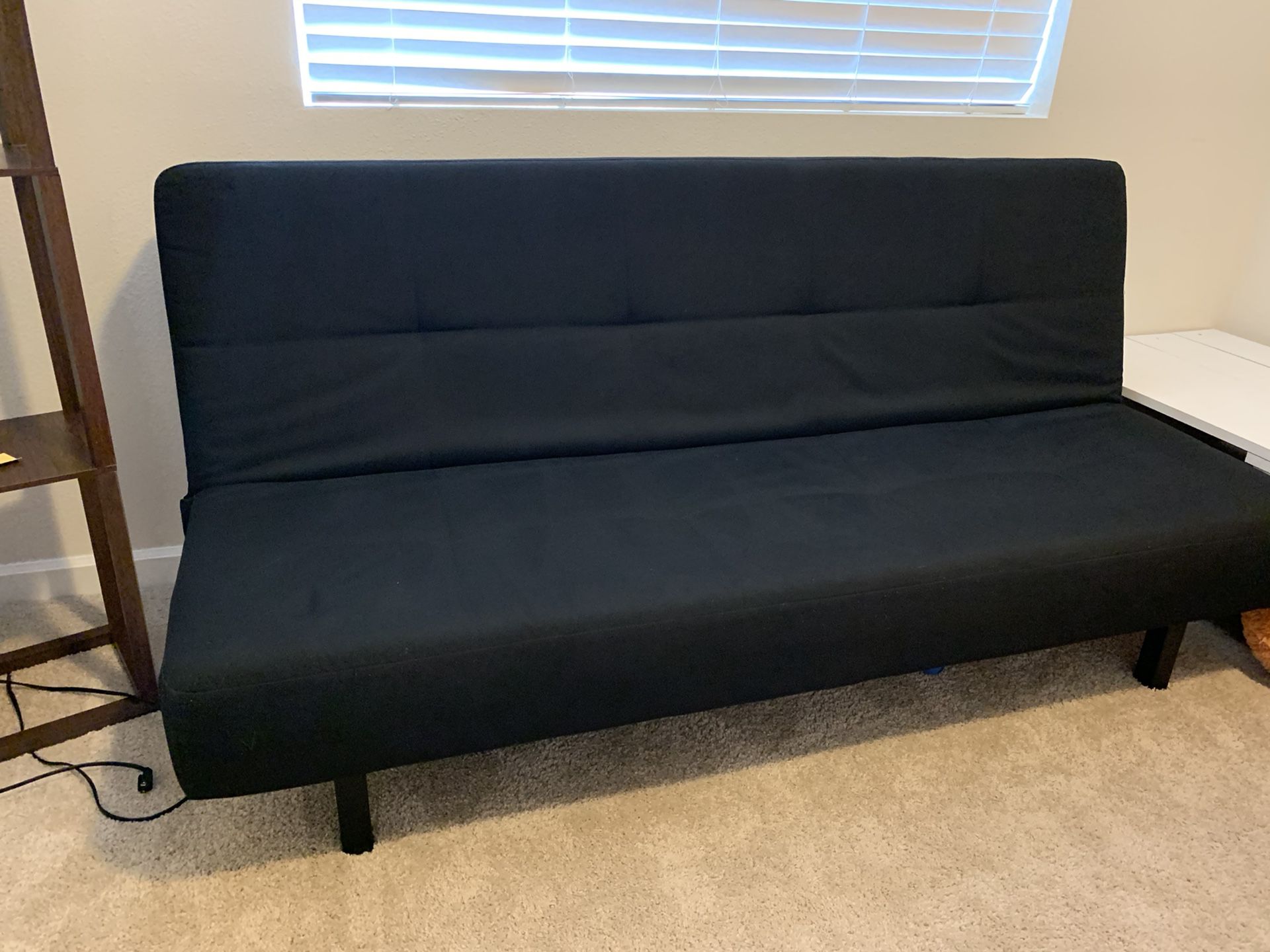 Black IKEA futon/couch