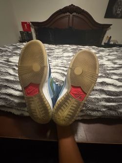 Nike dunks x why so sad blue, 8.5