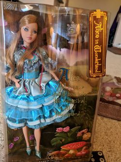 Barbie 2007 Alice in Wonderland Doll Silver - Limited Edition New In Box