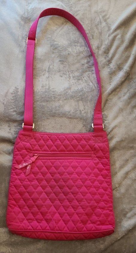 Pink Cloth Purse -Vera Bradley Shoulder Strap