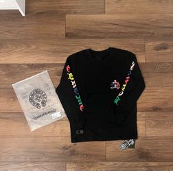 Long Sleeve T-Shirt Chrome Hearts Multi Color Cross