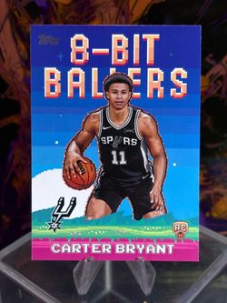 3x Carter Bryant Topps Rookie Cards - Spurs