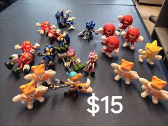 Sonic the Hedgehog Action Figure Lot