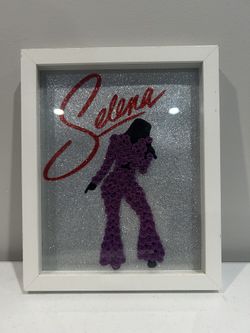 Selena Paper Flower Bouquet Dress Frame Wall Art