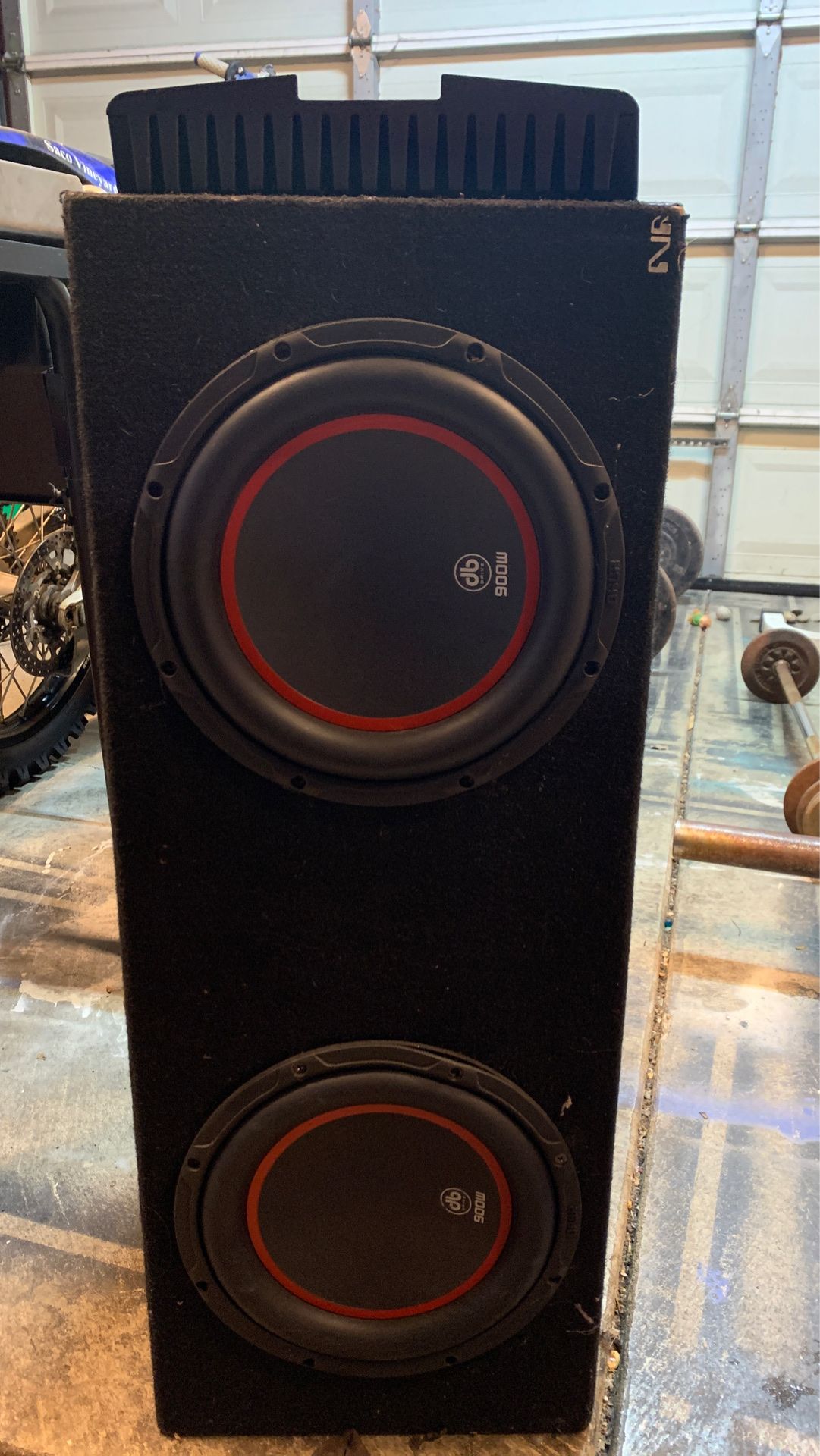 DB 10” dual voice coil subwoofers