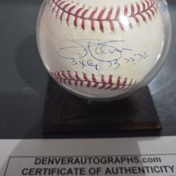 Jim Palmer AUTOGRAPHED baseball