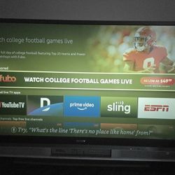 60" Sony TV, W/remote, Not Smart