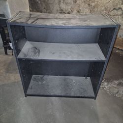 Gray Shelving Unit