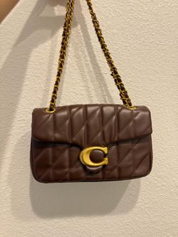 Coach Quilted Leather Shoulder Bag