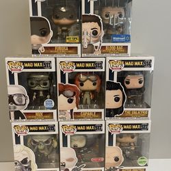 Funko Pop! Mad Max Lot Of 8 Rictus Erectus Funko Convention Exclusives Hot Topic