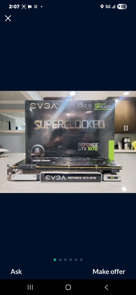 Evga Geforce Gtx 1070 Super Graphics Card