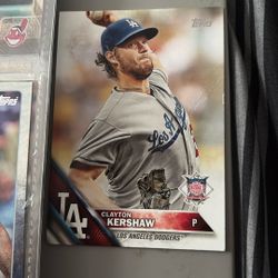 Clayton Kershaw baseball card