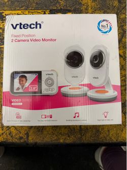 VTech VM3254-2 2.8” Dual Camera Video Baby Monitor (New in Box)