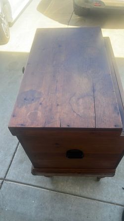 Antique ice chest