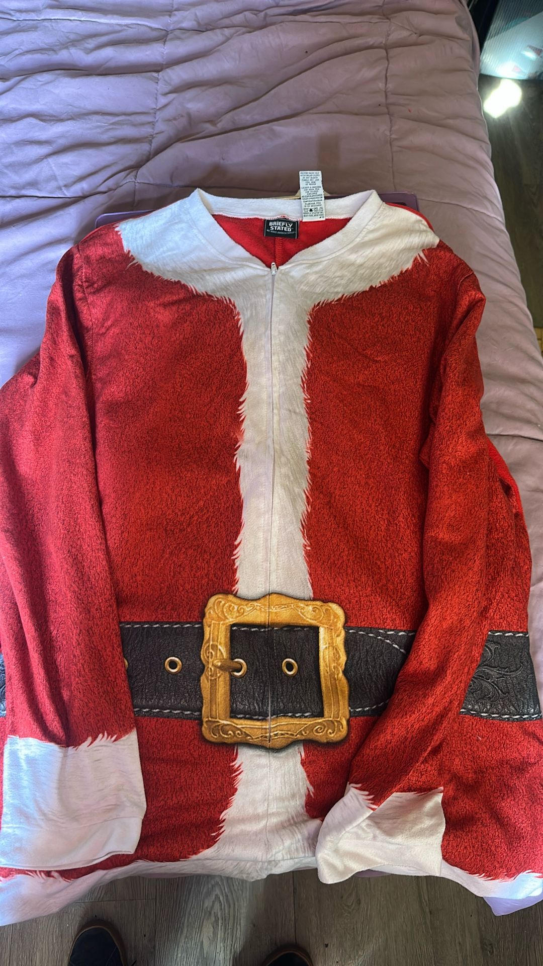 Briefly Stated Santa Onesie