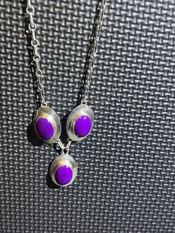 Sterling Silver Sugalite necklace