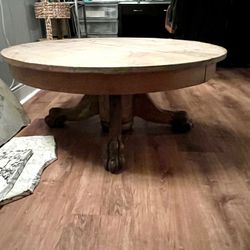 Clawfoot Coffee Table 