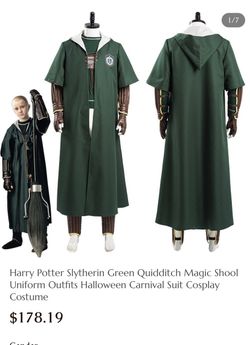 Harry Potter Slytherin Green Quidditch Magic Uniform for Sale in San Diego,  CA - OfferUp