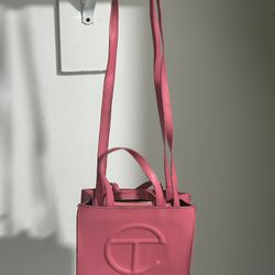Telfar Classic pink Small Shopping Bag 