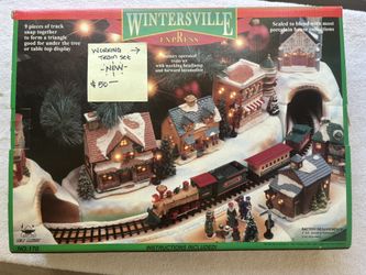 New: Wintersville Train Set 