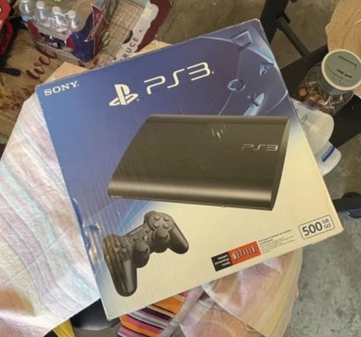 PS3 Super Slim Box Only (No Games) (No Console)