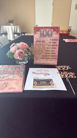 100th Birthday items