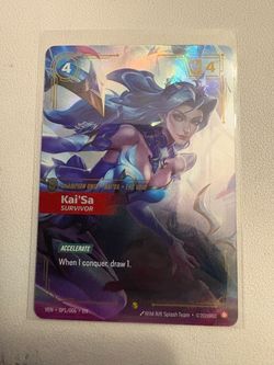Riftbound Vendetta Kai’sa survivor showcase epic card TCG Near mint
