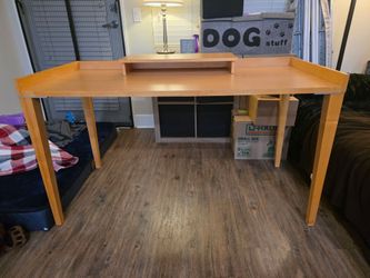 Wooden desk
