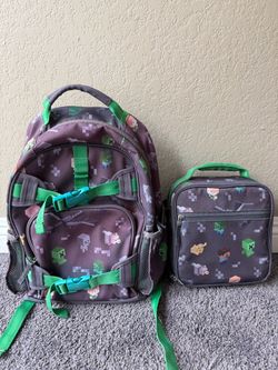 Pottery Barn Minecraft Mackenzie Backpack & Lunch Bag