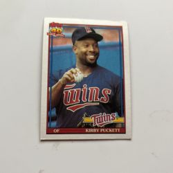 Kirby Puckett Baseball Card