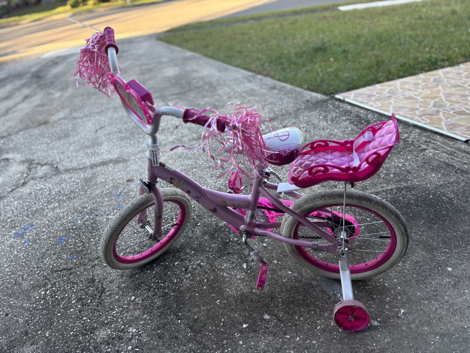 Princess Bicycle/Tricycle