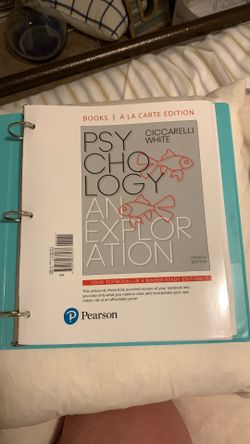 Psychology An Exploration Textbok