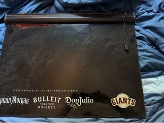 Giants glass bar sign ( no plug)