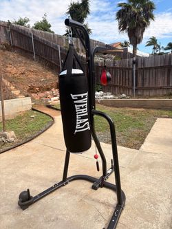 Heavy Bag Stand with Speed Bag